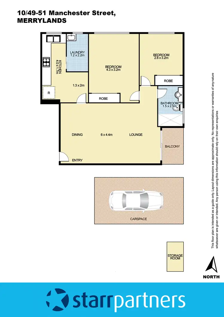 Floorplan of Homely unit listing, 10/49-51 Manchester Street, Merrylands NSW 2160