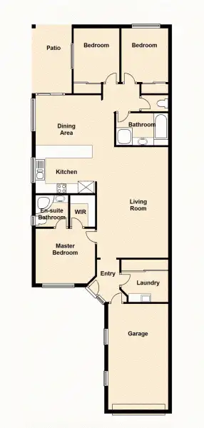Floorplan of Homely house listing, 2/11 Lady Bowen Parade, Rothwell QLD 4022