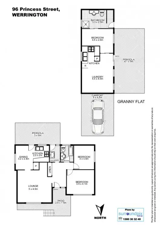 Floorplan of Homely house listing, 96 Princess Street, Werrington NSW 2747
