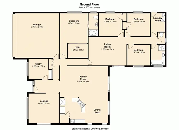 Floorplan of Homely house listing, 10 Catani Court, Warner QLD 4500