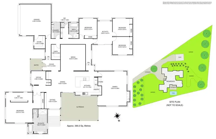 Floorplan of Homely house listing, 13 Zuccoli Drive, Blue Mountain Heights QLD 4350