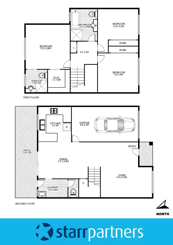 Floorplan of Homely townhouse listing, 10/32 Wilson Street, St Marys NSW 2760