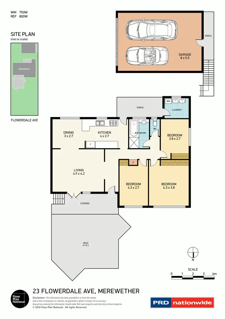 Floorplan of Homely house listing, 23 Flowerdale Avenue, Merewether NSW 2291