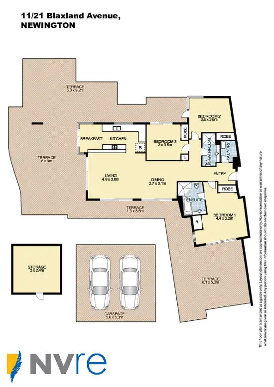 Floorplan of Homely unit listing, 11/21 Blaxland Avenue, Newington NSW 2127