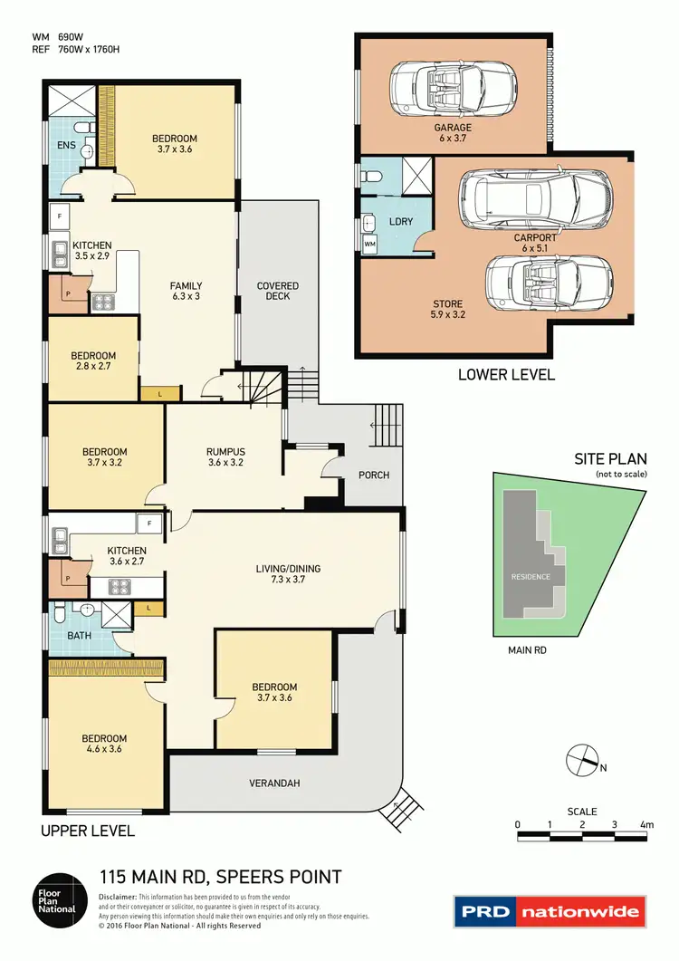Floorplan of Homely house listing, 115 Main Road, Speers Point NSW 2284