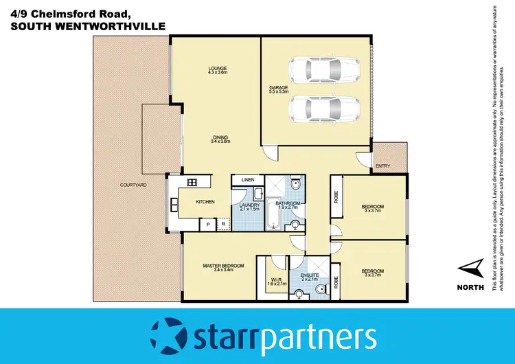 Floorplan of Homely villa listing, 4/9 Chelmsford Road, South Wentworthville NSW 2145