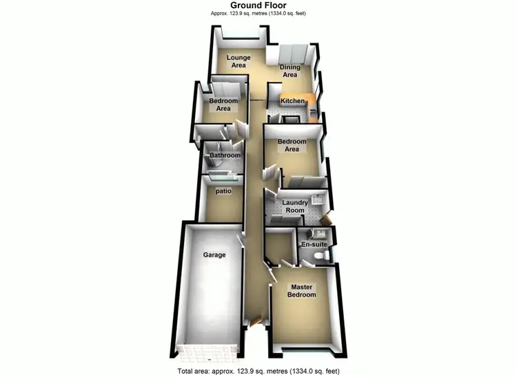 Floorplan of Homely house listing, 58 Serrata Circuit, Forest Lake QLD 4078