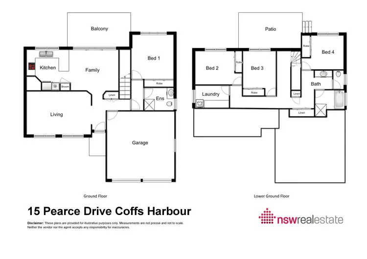Floorplan of Homely house listing, 15 Pearce Drive, Coffs Harbour NSW 2450