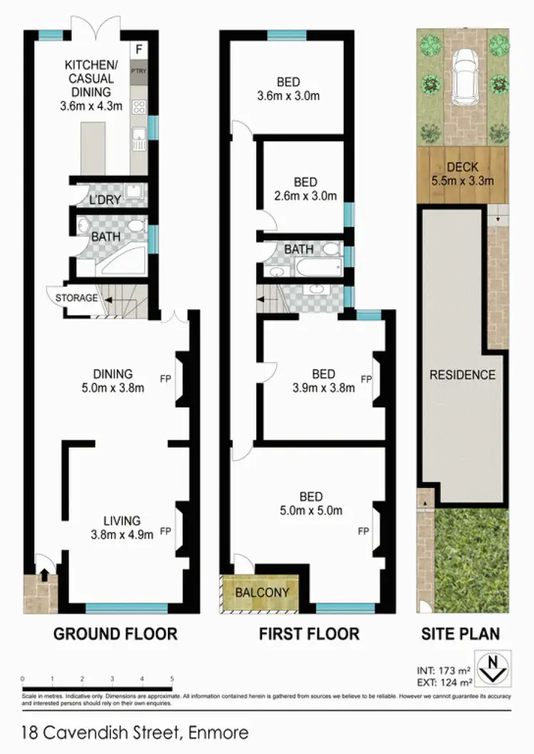 Floorplan of Homely house listing, 18 Cavendish Street, Enmore NSW 2042