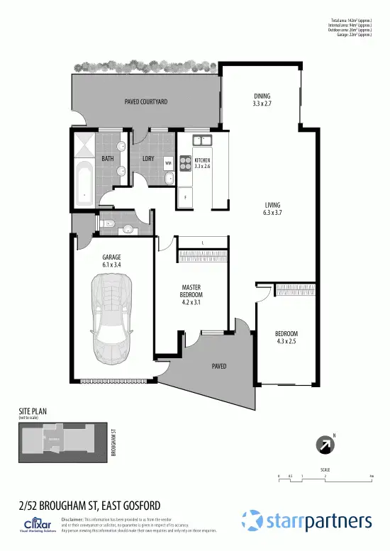 Floorplan of Homely villa listing, 2/52 Brougham Street, East Gosford NSW 2250
