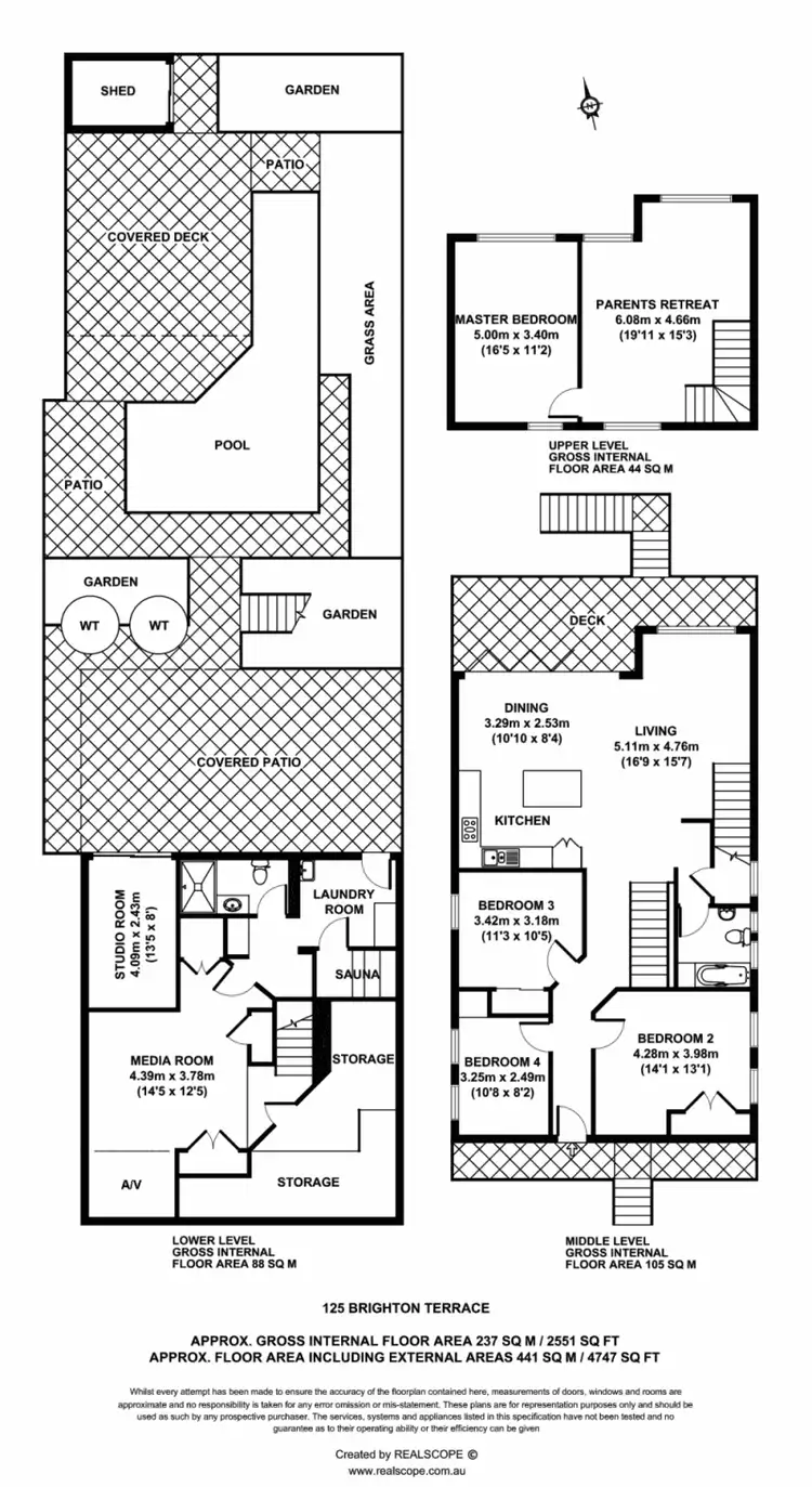 Floorplan of Homely house listing, 125 Brighton Tce, Brighton QLD 4017