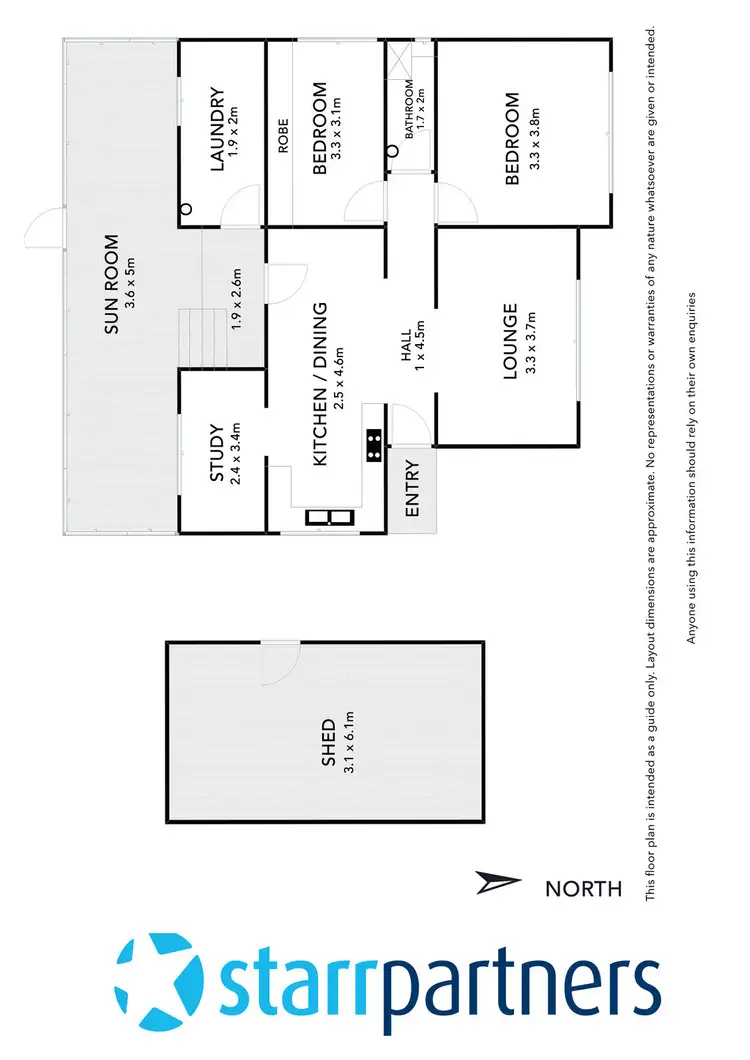 Floorplan of Homely house listing, 16 Dan Crescent, Colyton NSW 2760