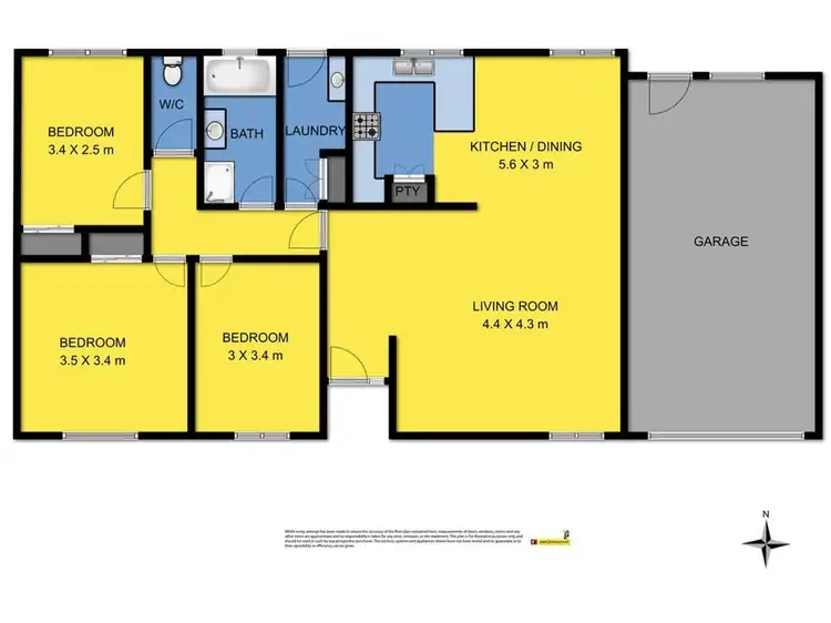 Floorplan of Homely unit listing, 3/31 Campbell Street, Colac VIC 3250