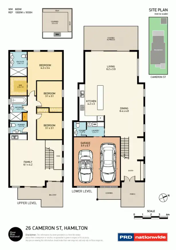 Floorplan of Homely house listing, 26 Cameron Street, Hamilton NSW 2303