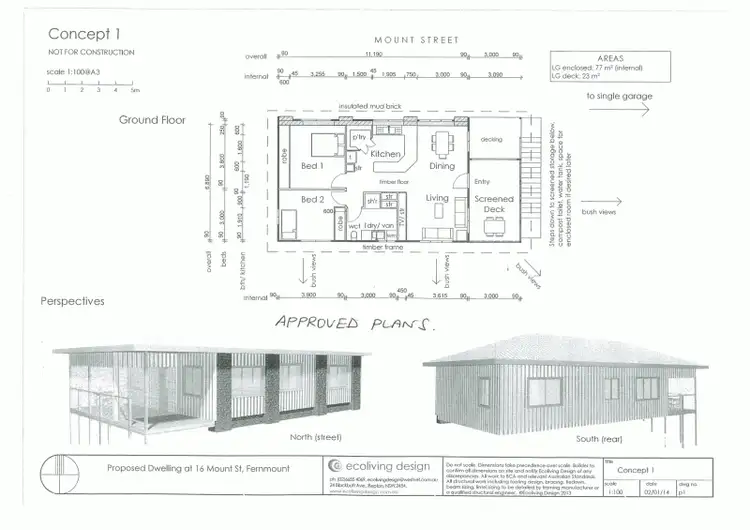 Floorplan of Homely land listing, 16 Mount Street, Fernmount NSW 2454