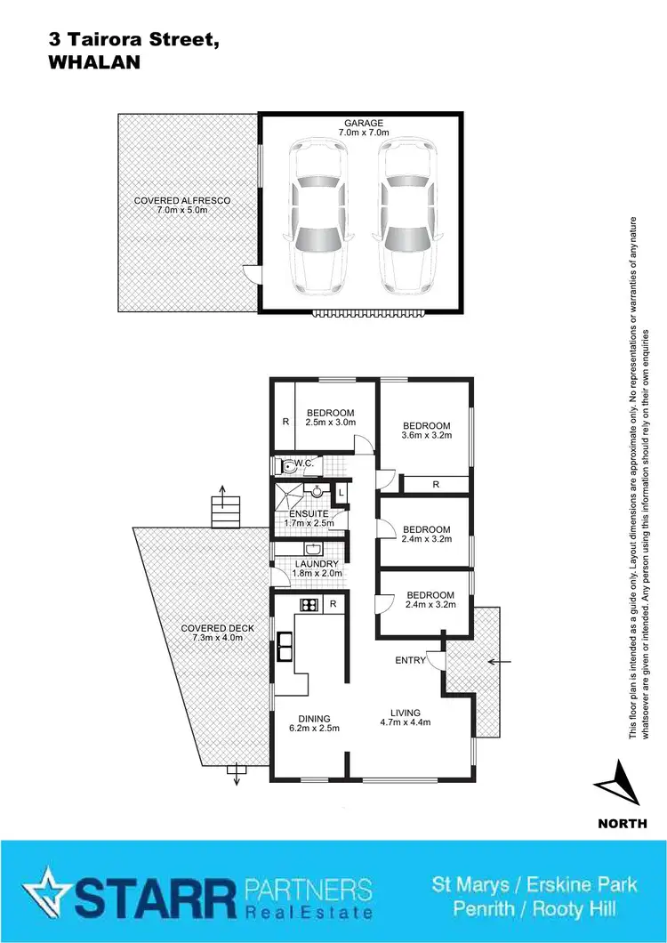 Floorplan of Homely house listing, 3 Tairora Street, Whalan NSW 2770