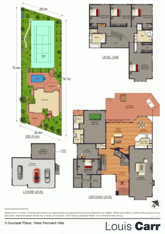 Floorplan of Homely house listing, 3 Gumleaf Place, West Pennant Hills NSW 2125