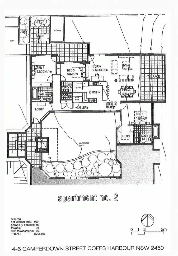 Floorplan of Homely apartment listing, 2/6 Camperdown Street, Coffs Harbour NSW 2450