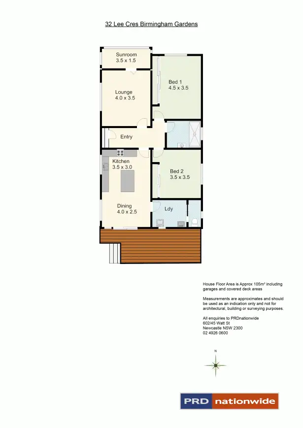 Floorplan of Homely house listing, 32 Lee Crescent, Birmingham Gardens NSW 2287