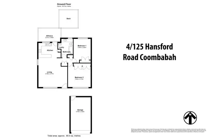 Floorplan of Homely house listing, 4/125 Hansford Road, Coombabah QLD 4216
