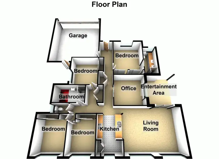 Floorplan of Homely house listing, 18 Ridgecrest Drive, Jimboomba QLD 4280