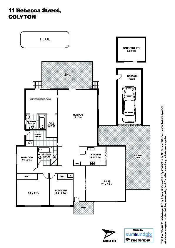 Floorplan of Homely house listing, 11 Rebecca Street, Colyton NSW 2760
