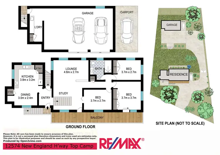 Floorplan of Homely house listing, 12574 New England Highway, Top Camp QLD 4350