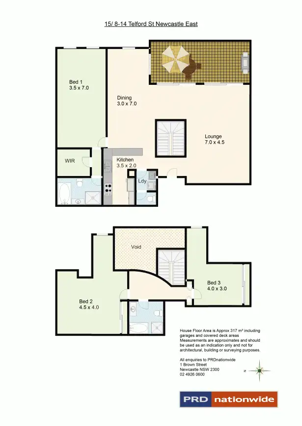 Floorplan of Homely apartment listing, 15/8-14 Telford Street, Newcastle East NSW 2300