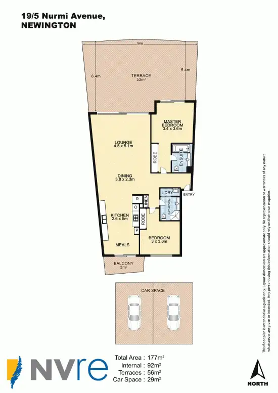 Floorplan of Homely unit listing, 19/5 Nurmi Avenue, Newington NSW 2127