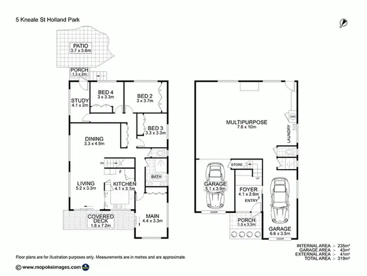 Floorplan of Homely house listing, 5 Kneale Street, Holland Park West QLD 4121