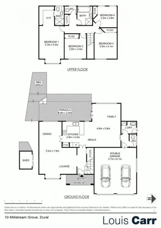 Floorplan of Homely house listing, 10 Millstream Grove, Dural NSW 2158