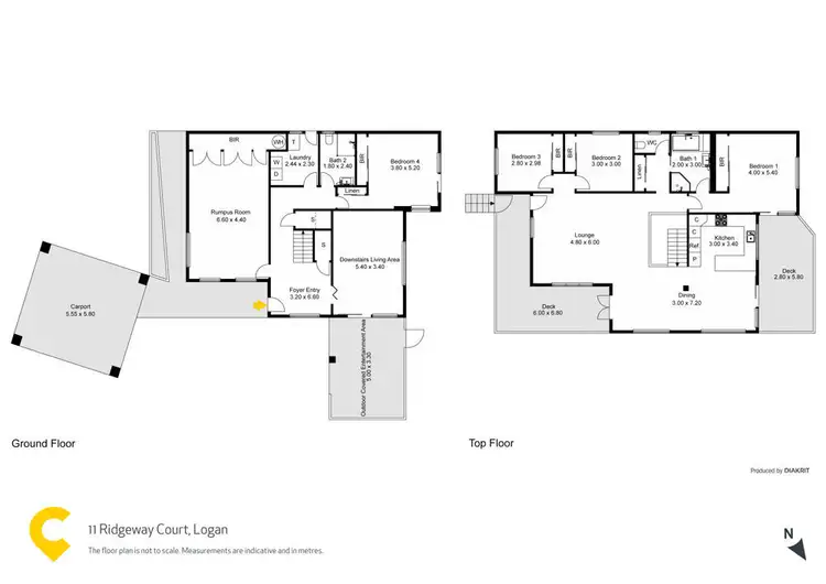 Floorplan of Homely house listing, 11 Ridgeway Court, Rochedale South QLD 4123