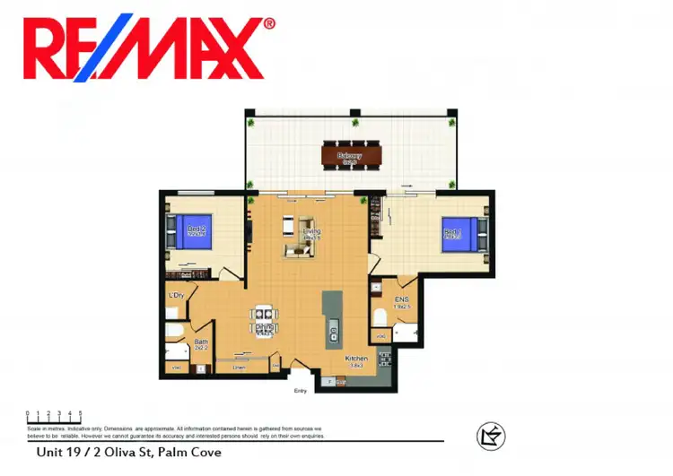 Floorplan of Homely apartment listing, 19/26 Veivers Road, Palm Cove QLD 4879