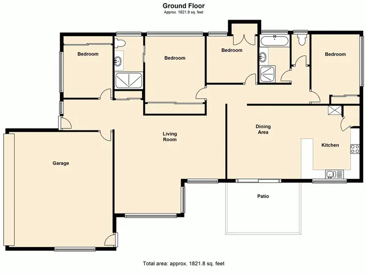 Floorplan of Homely house listing, 18 Camille Court, Caboolture South QLD 4510