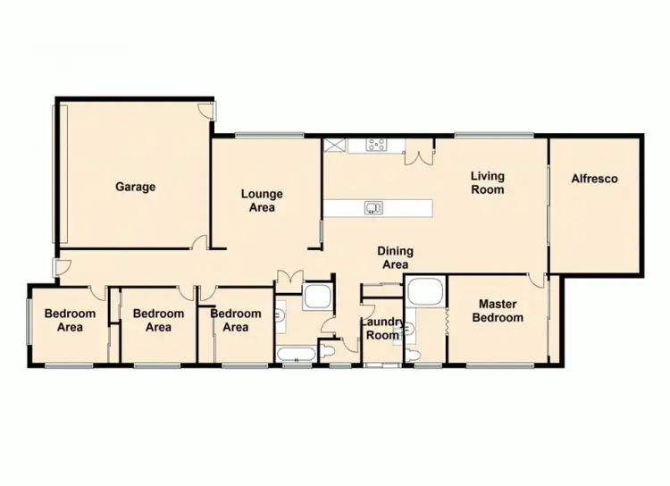 Floorplan of Homely house listing, 14 Coalstoun Crossing, Waterford QLD 4133