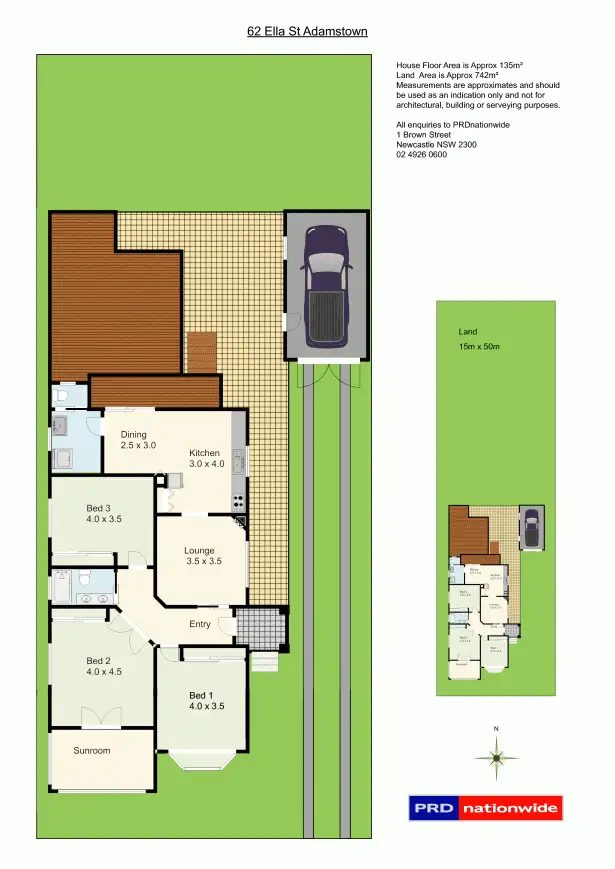 Floorplan of Homely house listing, 62 Ella Street, Adamstown NSW 2289