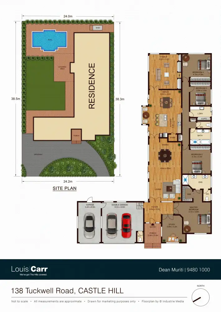 Floorplan of Homely house listing, 138 Tuckwell Road, Castle Hill NSW 2154