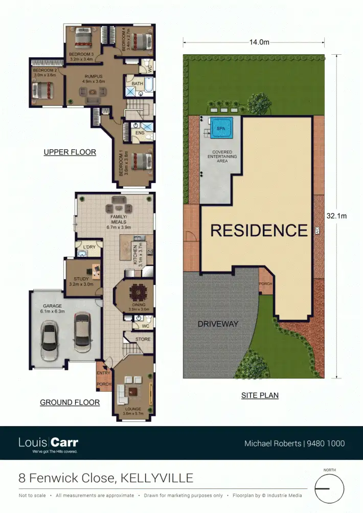 Floorplan of Homely house listing, 8 Fenwick Close, Kellyville NSW 2155