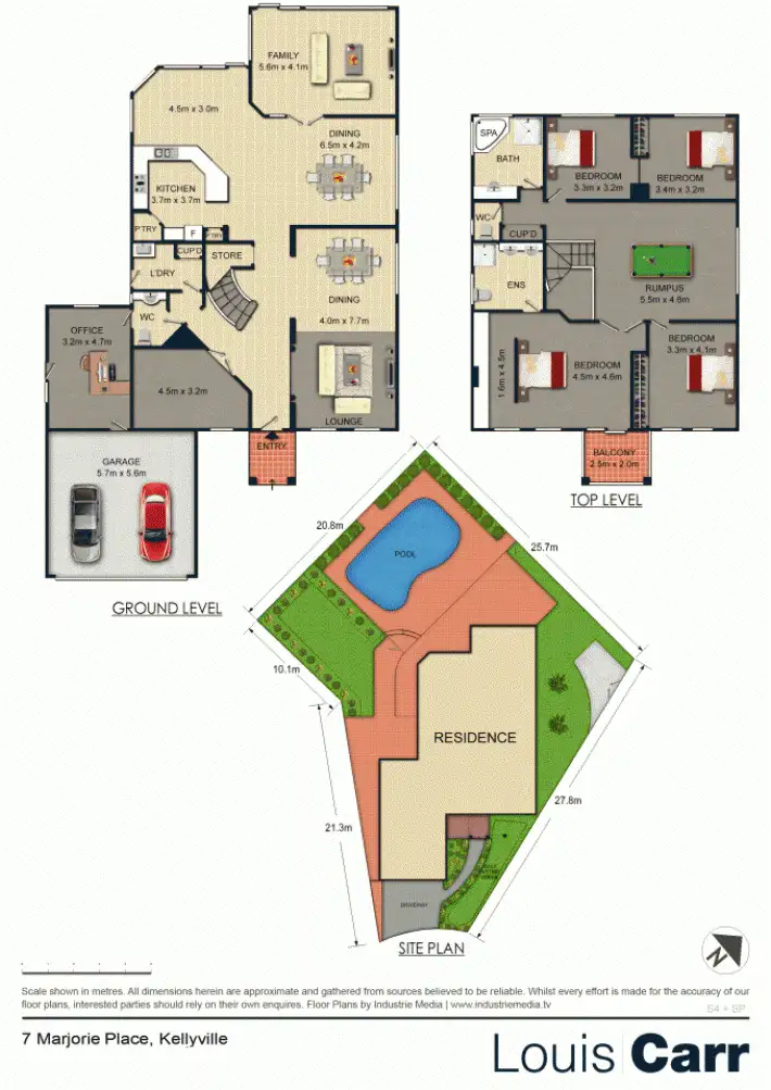 Floorplan of Homely house listing, 7 Marjorie Place, Kellyville NSW 2155