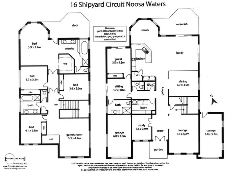 Floorplan of Homely house listing, 16 Shipyard Circuit, Noosa Waters QLD 4566