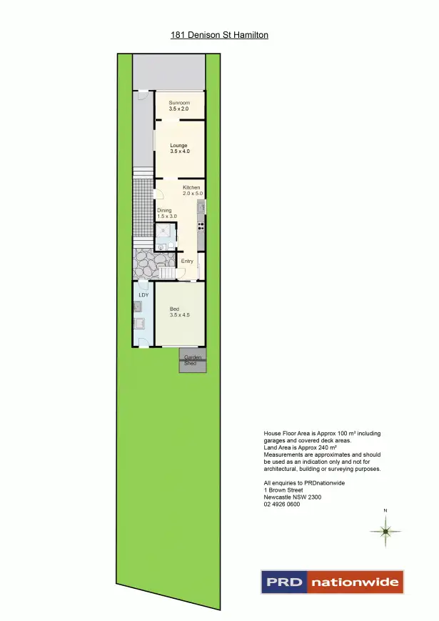 Floorplan of Homely house listing, 181 Denison Street, Hamilton NSW 2303