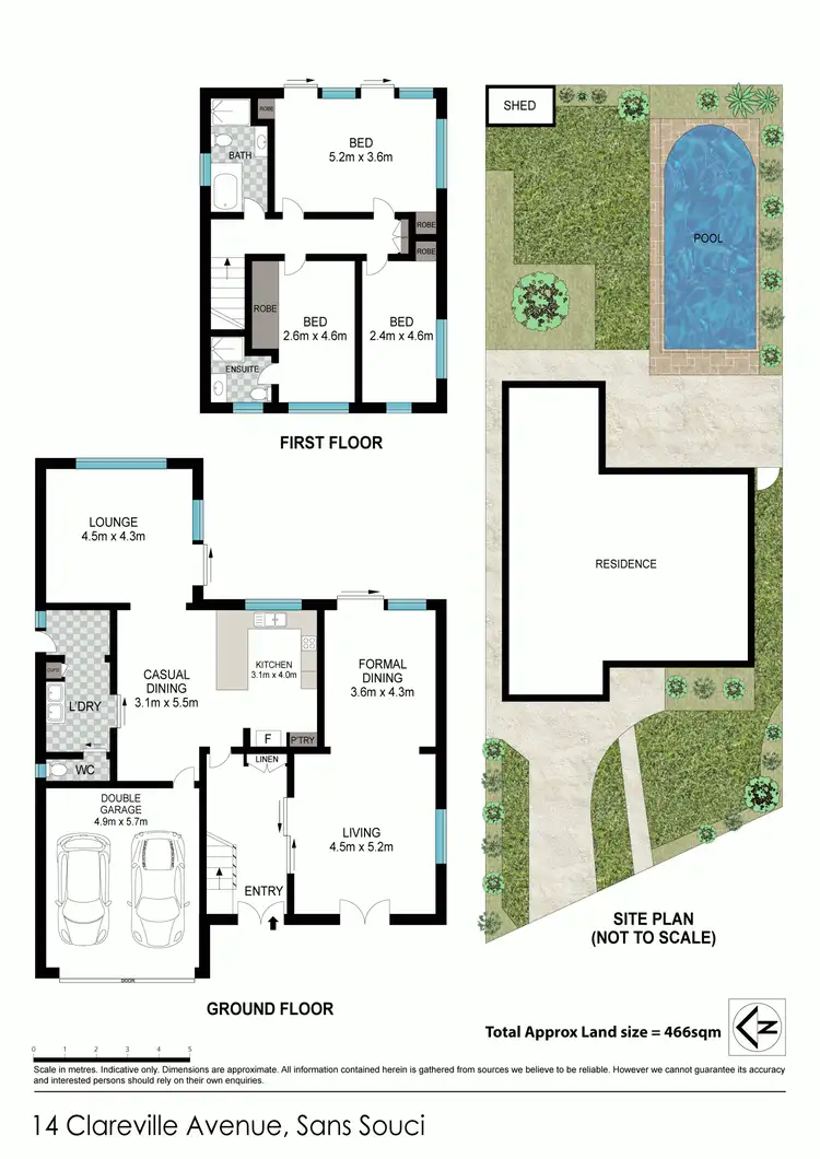 Floorplan of Homely house listing, 14 Clareville Ave, Sans Souci NSW 2219