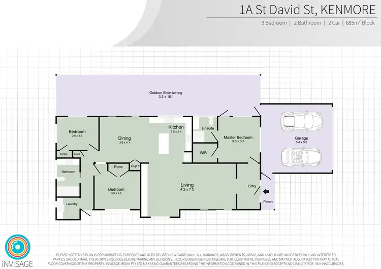 Floorplan of Homely house listing, 1A St David St, Kenmore QLD 4069