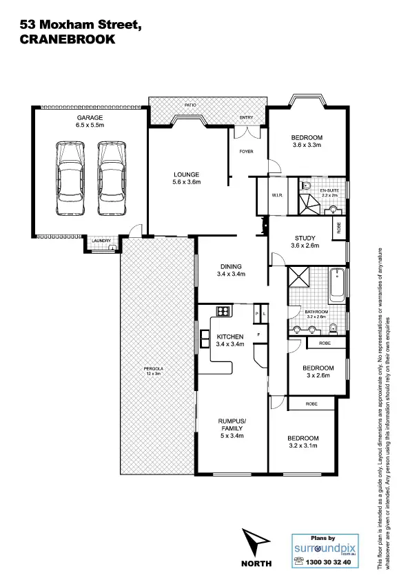 Floorplan of Homely house listing, 53 Moxham Street, Cranebrook NSW 2749