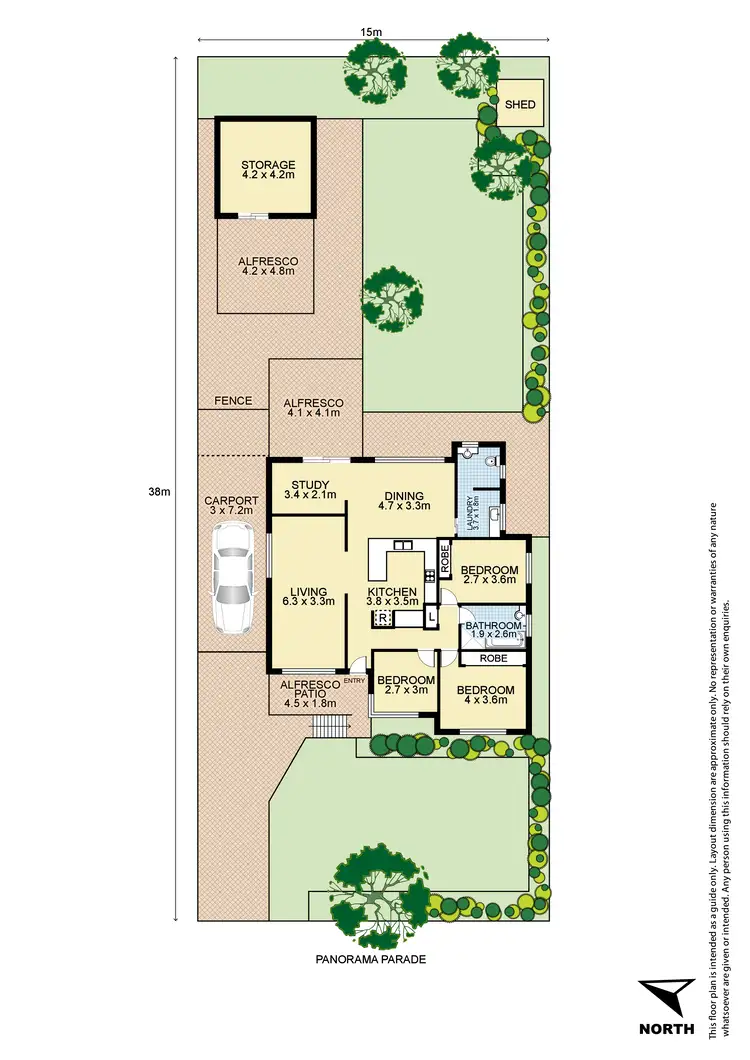 Floorplan of Homely house listing, 21 Panorama Parade, Blacktown NSW 2148