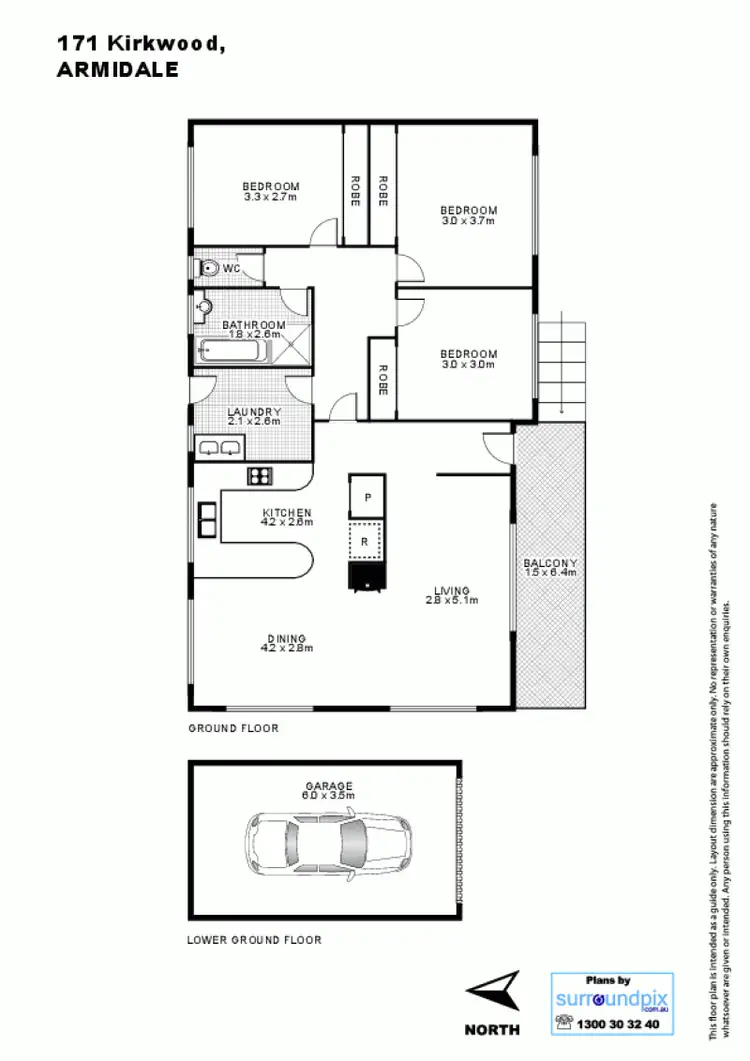 Floorplan of Homely house listing, 171 Kirkwood Street, Armidale NSW 2350