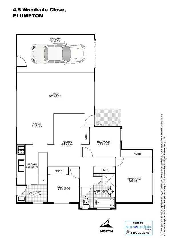 Floorplan of Homely house listing, 4/5 Woodvale Close, Plumpton NSW 2761