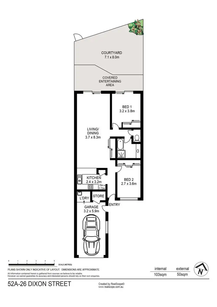 Floorplan of Homely townhouse listing, 52A/26 Dixon Street, Strathpine QLD 4500