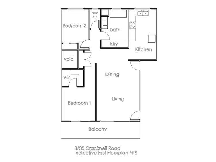 Floorplan of Homely unit listing, 8/35 Cracknell Rd, Annerley QLD 4103