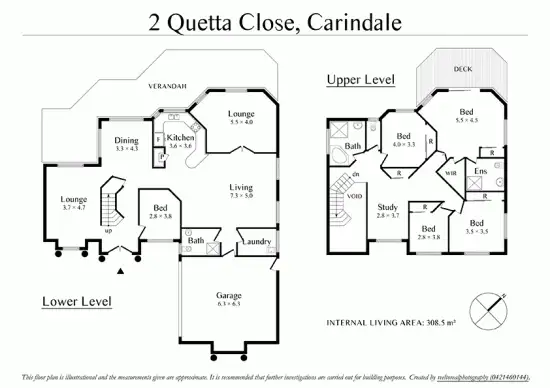 Floorplan of Homely house listing, 2 Quetta Close, Carindale QLD 4152